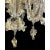 Venetian Cà Rezzonico Floral Gold Murano Style Glass Chandelier From Simoeng For Sale - Image 4 of 7