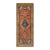 3x10Ft. Brunt Orange Persian Design Inspired Hand Knotted Wool Runner Rug For Sale