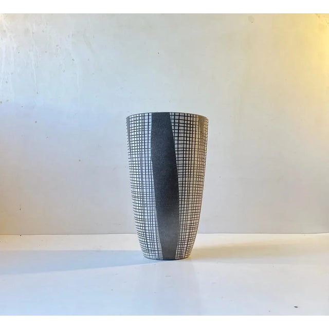 Swedish Ceramic Vase by Mari Simmulson for Upsala Ekeby, 1960s For Sale - Image 6 of 9