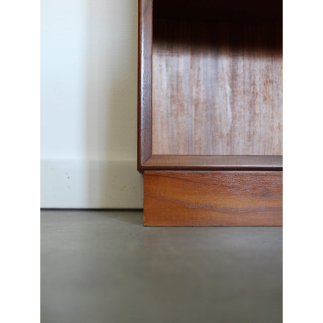Brown Vintage Danish Modular Bookcase in Teak, 1960s For Sale - Image 8 of 9