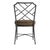 Brown Jordan Brown Jordan Calcutta Side Chair, Textured Pewter frame with Fusion Moccasian fabric For Sale - Image 4 of 11