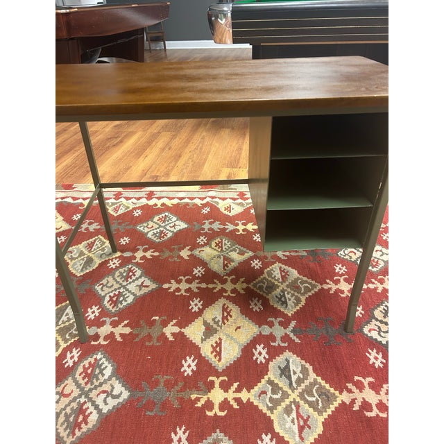 Mid Century Modern Desk (With Chair Included) For Sale - Image 9 of 12