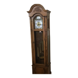 1976 Mid Century Howard Miller Grandfathers Clock, Serial #148609
