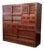 Antique Japanese Mizuya-Dansu Cabinet – Meiji/Taisho Period Kitchen Chest With Lattice Doors, Bamboo Paneling & Multiple Drawers For Sale