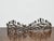 Mid 20th Century Pair of French Midcentury Iron Candleholders With Leaf and Scroll Motifs For Sale - Image 5 of 6