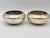 Metal Silver-Plated Sugar Bowls With Carved Horn Spoons Engraved "K"- Pair For Sale - Image 7 of 9