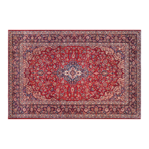 1960s 9'3" X 13'8" Hand-Knotted Wool Area Rug - Traditional Medallion