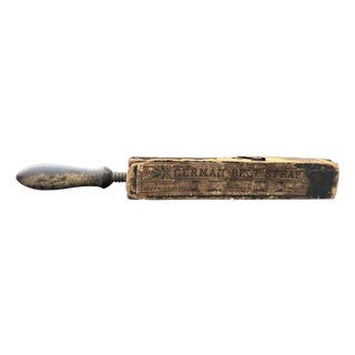 Antique Barber Razor Strap Bejamin F. Badger For Sale