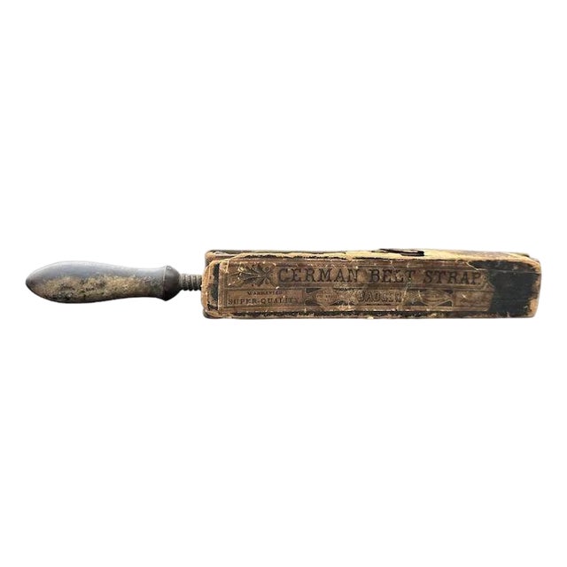 Antique Barber Razor Strap Bejamin F. Badger For Sale