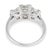 Vintage Gia 2.20 Carat Old European Cut Diamond 18k White Gold Engagement Ring, Size 7.5 For Sale In Los Angeles - Image 6 of 8
