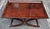 Contemporary Stained Fruitwood Coffee Table Referencing an antique English style with tray table top supported by graceful...