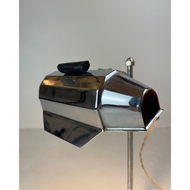 Dactyl, Art-Deco Desk Lamp by Jean Chavanis for Pirouett, France, 1940s For Sale - Image 15 of 18