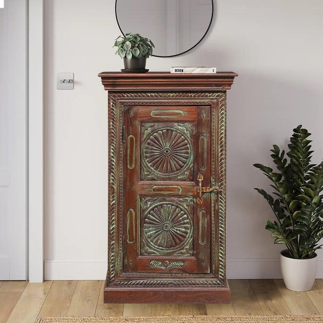 Dimensions: 24" W X 15" D X 40" H Features: • A rare piece and one of its kind exists • 100% solid wood construction •...