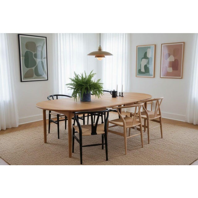 Dining Table in Oak with Extension Leaves by Kurt Østervig for Kp Møbler, 1960s For Sale - Image 17 of 18