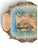 Victorian Antique French Turquoise Majolica Strawberry Server Platter, Circa 1890 For Sale - Image 3 of 5