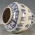 Small Blue & White Porcelain Covered Ginger Jar With Sanskrit Script Band For Sale - Image 4 of 9