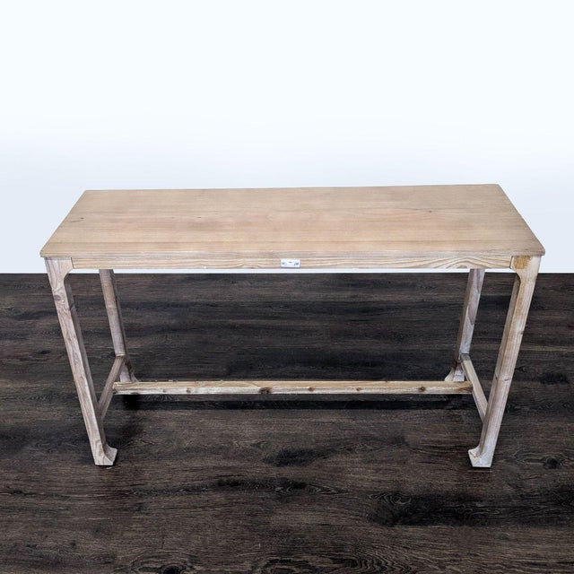 Tan Threshold With Studio McGee Wood Console Table For Sale - Image 8 of 9