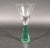 Vintage Post-Modern Green Glass Martini Glasses For Sale - Image 4 of 6