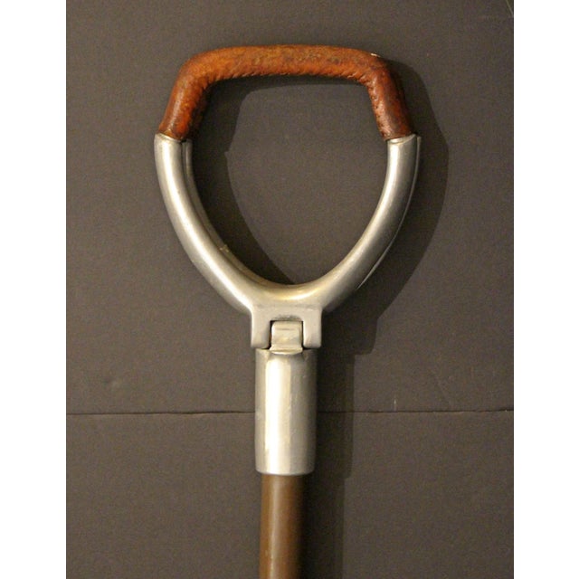 Mid-20th Century English Steel Shooting Stick or Hunting Walking Stick For Sale - Image 4 of 5