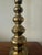 Vintage Japanese Brass Stacked Baluster Candlestick Holder – 12” For Sale - Image 4 of 4