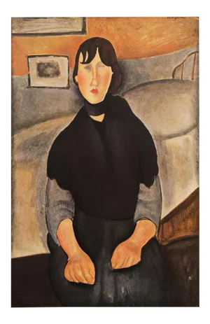 1947 After Amedeo Modigliani, First Edition Offset Lithograph "Daughter of the People"