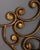 Vintage Italian Wall Coat Rack in Gilt Wrought Iron, 1950s For Sale - Image 13 of 14