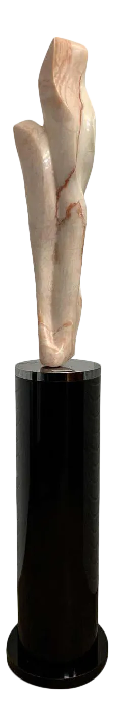 Marble Sculpture Titled "Desert Flower" by Marcia Mitchell Reese