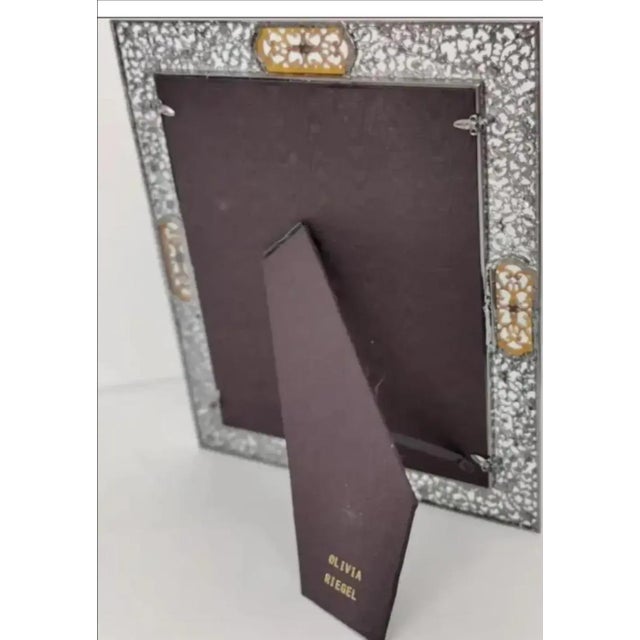 Olivia Riegel Bronze Queen Anne's Lace Large Picture Frame For Sale - Image 4 of 8
