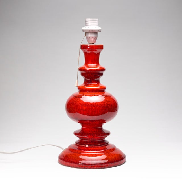 Mid-Century Modern Ceramic Table Lamps, Germany, 1960s, Set of 2 For Sale - Image 3 of 4