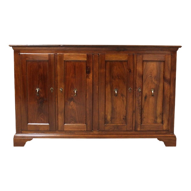 Antique Italian Walnut Sideboard, 1700s For Sale