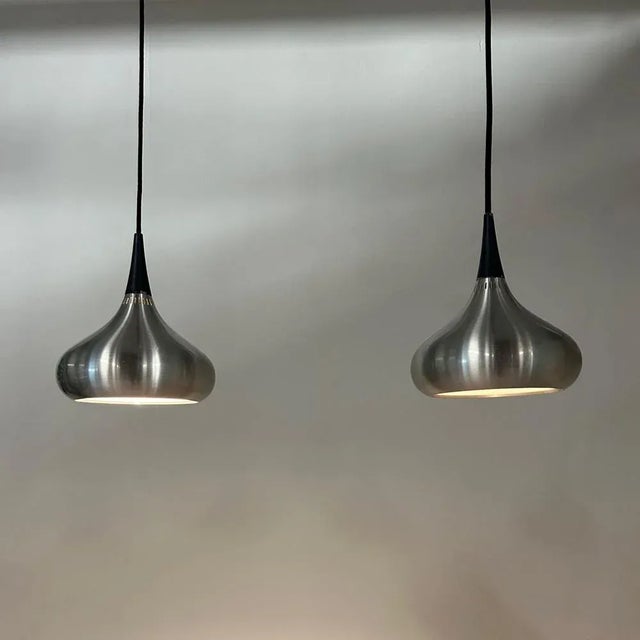 Orient Minor Pendant Lamps by Jo Hammerborg for Fog & Morup, 1960s, Set of 2 For Sale - Image 6 of 13