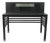 Steven Holl for Pace Collection “Illuminator” Desk With Green Leather & Etched Glass, 1980s For Sale