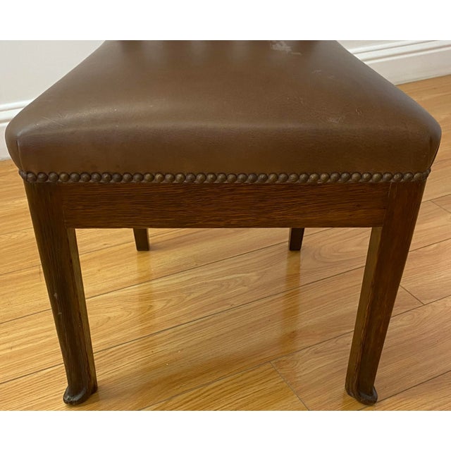 American Arts & Crafts American Oak Side Chair C.1920 For Sale - Image 3 of 8