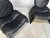 Saporiti Italia Calypso C35 Leather Lounge Chairs by Vittorio Introini for Saporiti, Italy, 1980s, Set of 2 For Sale - Image 4 of 18