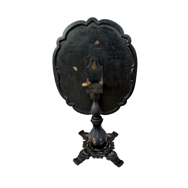 Mid 19th Century 19th C English Mother-of-Pearl Tilt-Top Table For Sale - Image 5 of 18