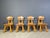 Vintage Dutch Brutalist Oak Dining Chairs, 1960s, Set of 4 For Sale - Image 16 of 18
