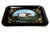 20th Century Hand-Painted English Countryside Art Decorative Metal Tray For Sale - Image 12 of 12