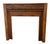 Vintage Rustic Empire Style Solid Oak Fireplace Mantel For Sale - Image 9 of 10
