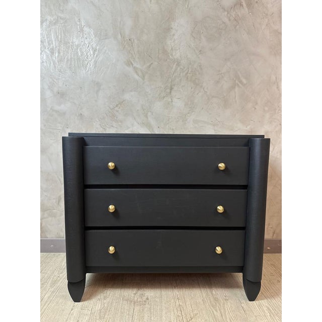 An elegant little Art Deco chest of drawers, completely revamped with a chic and contemporary feel. This antique chest of...