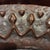 Vintage Egytian Hammered Sculptured Copper Platter/ Bowl With French Fluer- De- Lis and Bee Symbol For Sale - Image 9 of 18