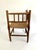 Early 20th Century Dutch Oak Corner Bobbin Chair For Sale - Image 5 of 7