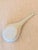 Late 20th Century Blue and White Rice Eye Floral Bowl and Spoon For Sale - Image 10 of 11