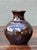 Solomon Signed Brown Ceramic Vase For Sale - Image 9 of 12