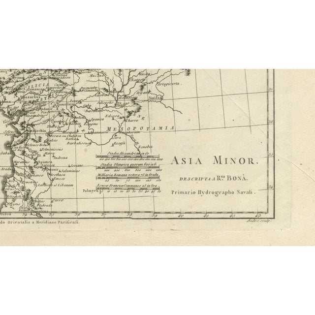 AEG, Map of Turkey, Asia Minor and the Ottoman Levant, 1780 For Sale - Image 4 of 11