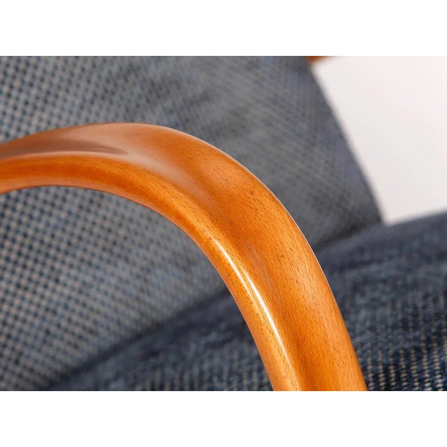 Art Deco Model H 269 Lounge Chair by Jindřich Halabala for UP Závody, 1930s, in Restored conditions. Designed 1920 to 1949...