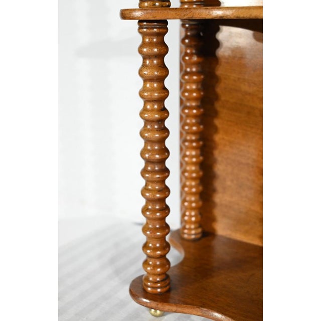 Louis Philippe Walnut Shelf, 19th Century For Sale - Image 13 of 18