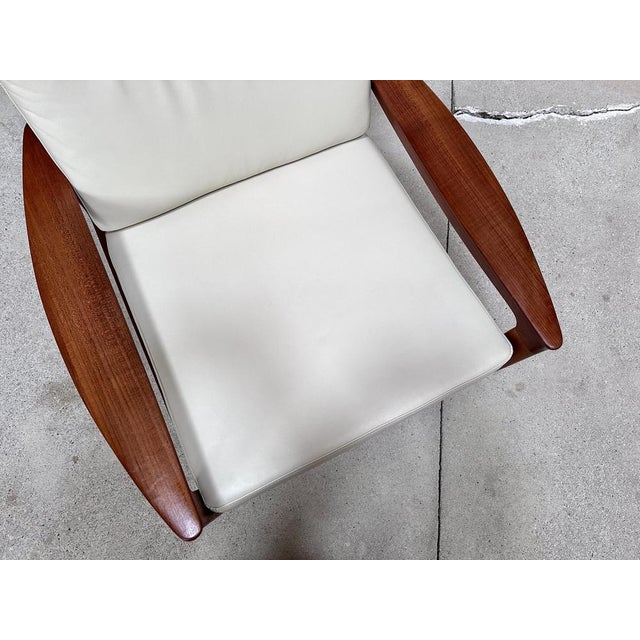 Danish High-Back Armchair in Teak by Arne Wahl Iversen for Komfort, 1960s For Sale - Image 11 of 18