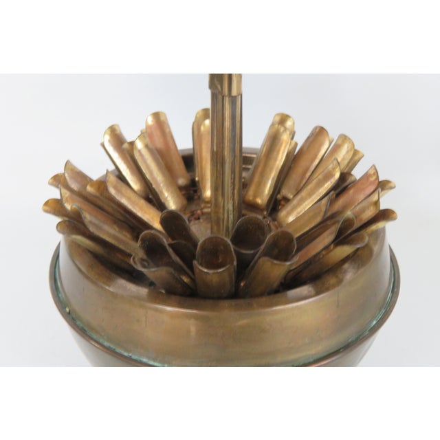 Argentina Brass Globe Sphere Cigarette Holder Dispenser 4682b For Sale - Image 4 of 16