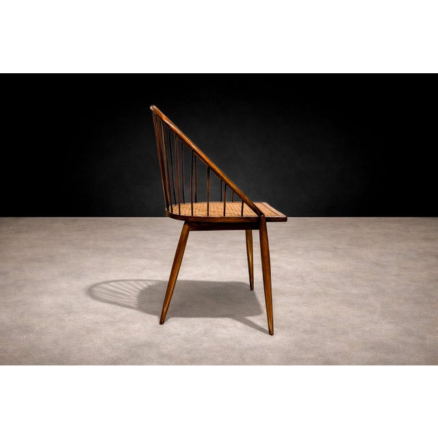 Curva Chair in Rosewood & Caning, Joaquim Tenreiro, 1960s For Sale - Image 11 of 14