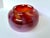 Contemporary 1980s Hand-Blown Ruby Ombre Glass Vase For Sale - Image 3 of 9
